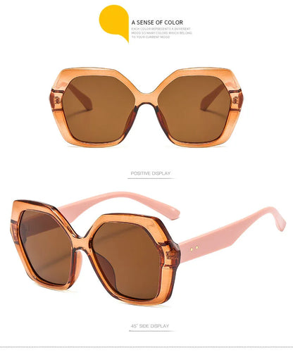 ZENOTTIC Butterfly Sunglasses Women Fashion Design Big Eyewear Shades for Ladies Uv400 Travel Oversize Sun Glasses