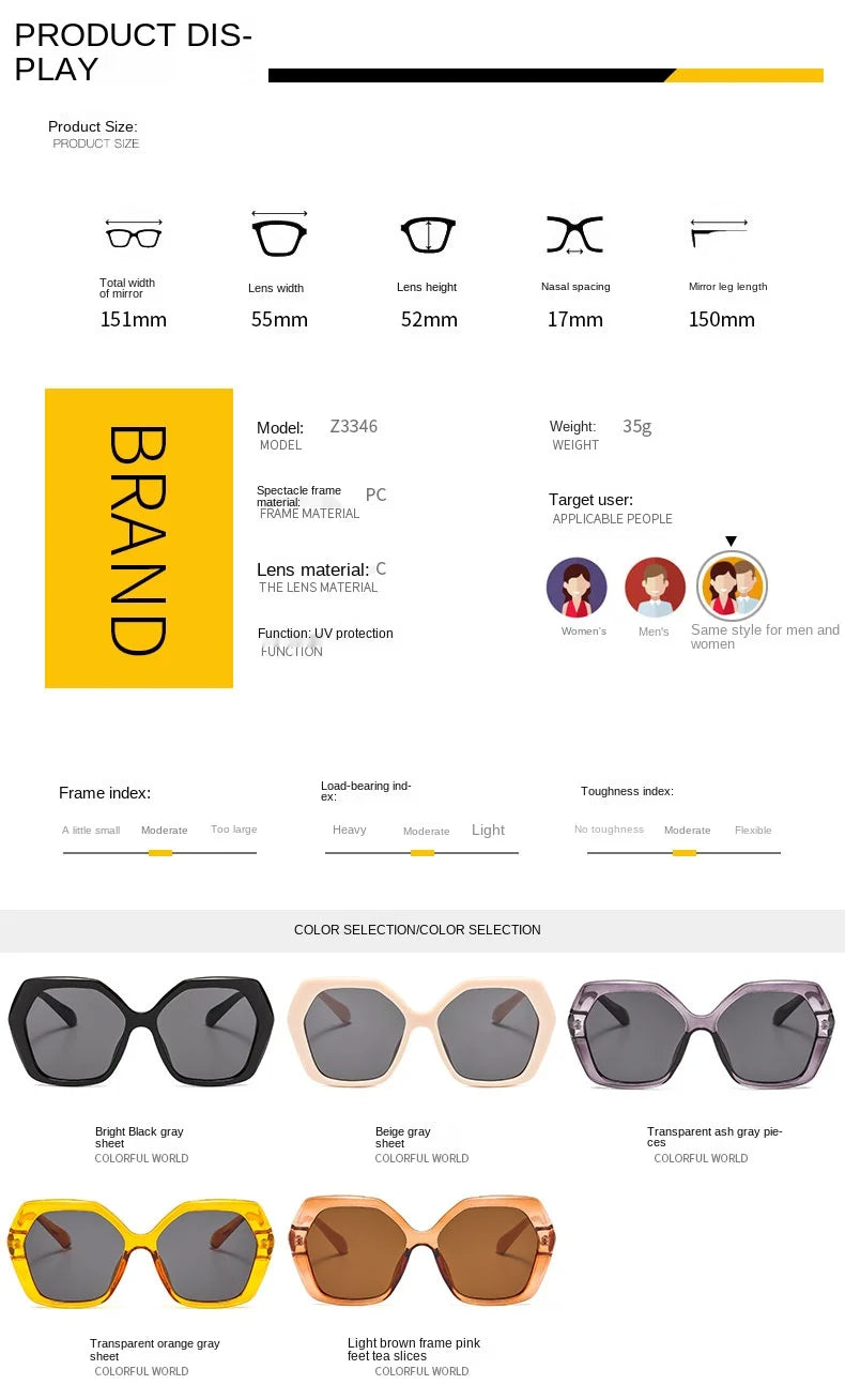 ZENOTTIC Butterfly Sunglasses Women Fashion Design Big Eyewear Shades for Ladies Uv400 Travel Oversize Sun Glasses