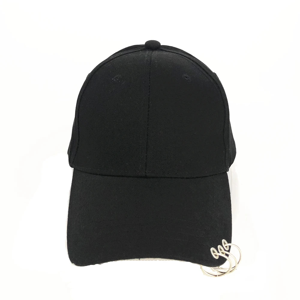 Casquette de baseball ajustable avec anneau, pour les sports de plein air et la protection solaire, pour femmes et hommes, casquette snapback tendance