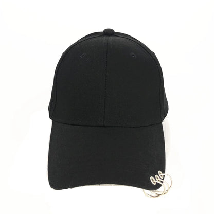 Casquette de baseball ajustable avec anneau, pour les sports de plein air et la protection solaire, pour femmes et hommes, casquette snapback tendance