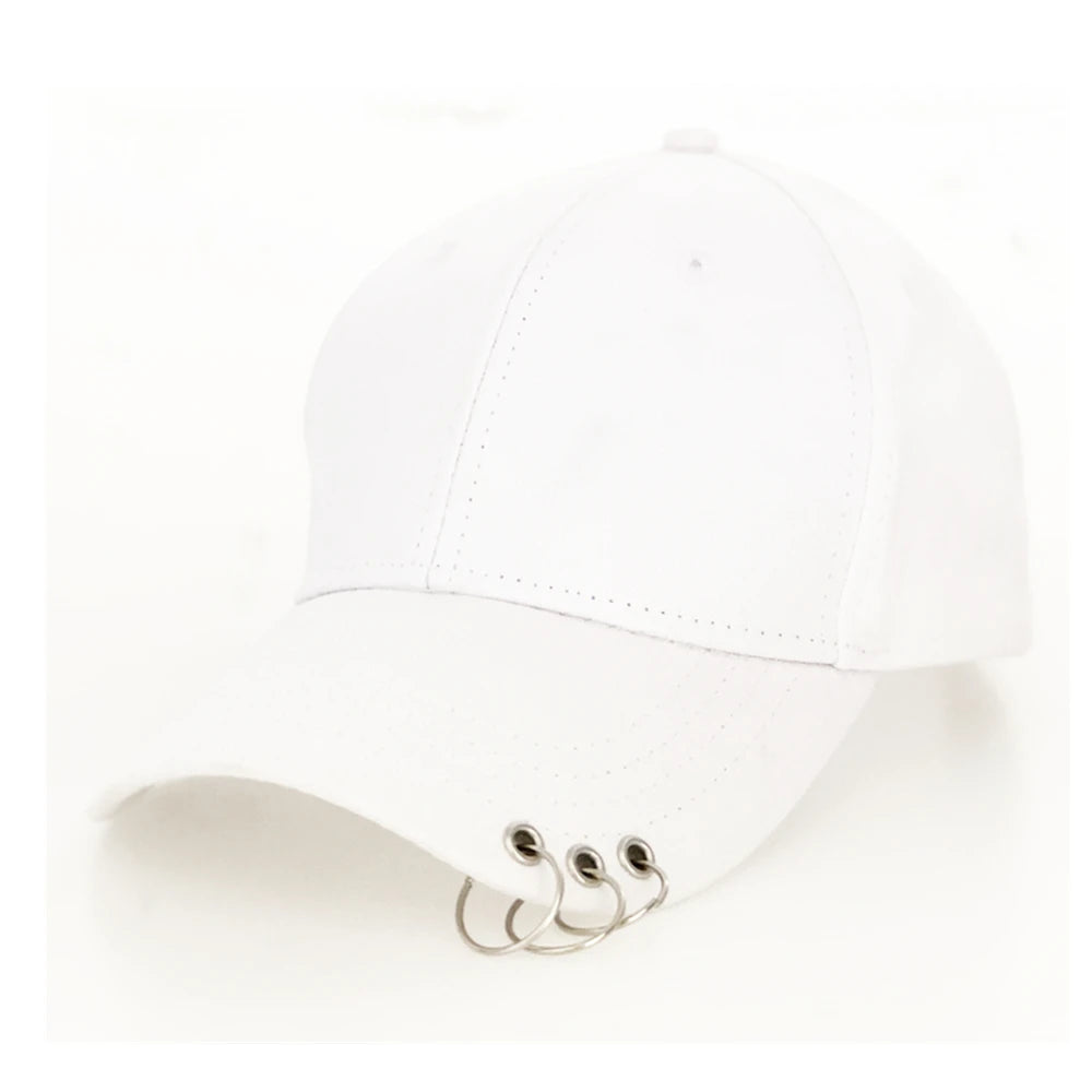 Casquette de baseball ajustable avec anneau, pour les sports de plein air et la protection solaire, pour femmes et hommes, casquette snapback tendance