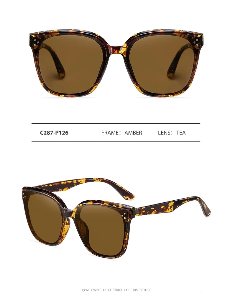 GM Korea Brand Design GENTLE Sluneční brýle pro ženy a muže z acetátu, špičková kvalita, oblíbené sluneční brýle s originálním pouzdrem S6305