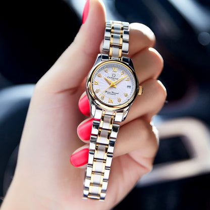 Mechanical ladies’ wristwatch by CARNIVAL – Elegant design, automatic movement, sapphire crystal, water-resistant.