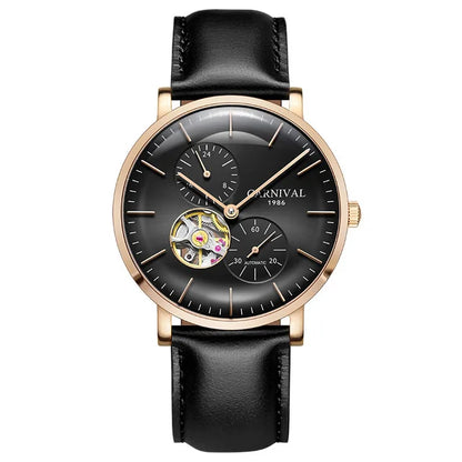 Carnival mechanisch herenhorloge – Luxe automatisch polshorloge met saffierglas