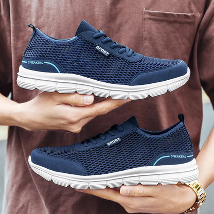 Sapatos aquáticos para homem, respiráveis, para exterior e praia, leves, de secagem rápida, para travessias na água, desporto, campismo e sneakers aquáticos