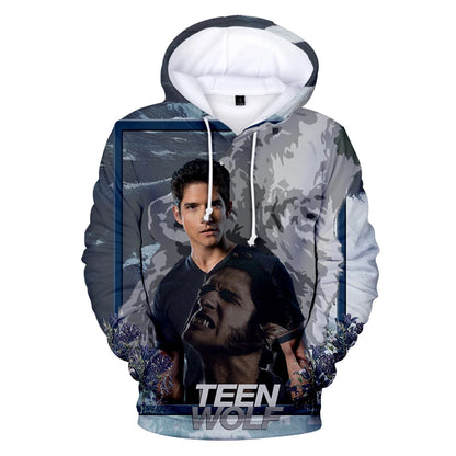 New TV Series TEEN WOLF 3D Printed Hoodies Men Women Fashion Harajuku Autumn Kids Streetwear Pullovers Fashion Hip-hop Hoodie