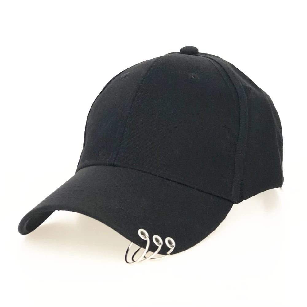 Casquette de baseball ajustable avec anneau, pour les sports de plein air et la protection solaire, pour femmes et hommes, casquette snapback tendance