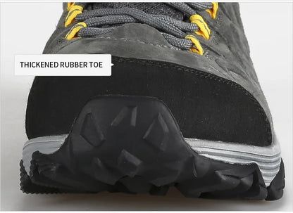 HUMTTO Waterproof Sneakers for Men, Hiking Shoes, Leather Trekking Boots for Women, Camping Hunting Men’s Mountain Tactical Ankle Boots