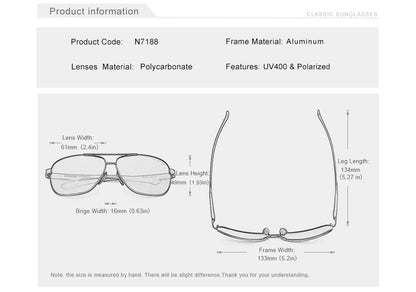 KINGSEVEN Nuovi occhiali da sole da uomo in alluminio, alla moda, da viaggio e da guida, occhiali da uomo Oculos con fascia, modello N7188