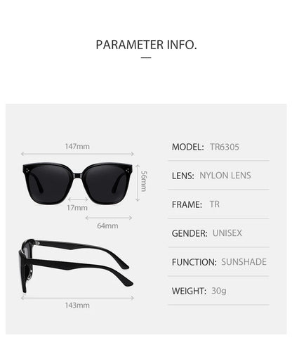 GM Korea Brand Design GENTLE Sluneční brýle pro ženy a muže z acetátu, špičková kvalita, oblíbené sluneční brýle s originálním pouzdrem S6305