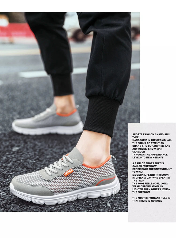 Sapatos aquáticos para homem, respiráveis, para exterior e praia, leves, de secagem rápida, para travessias na água, desporto, campismo e sneakers aquáticos