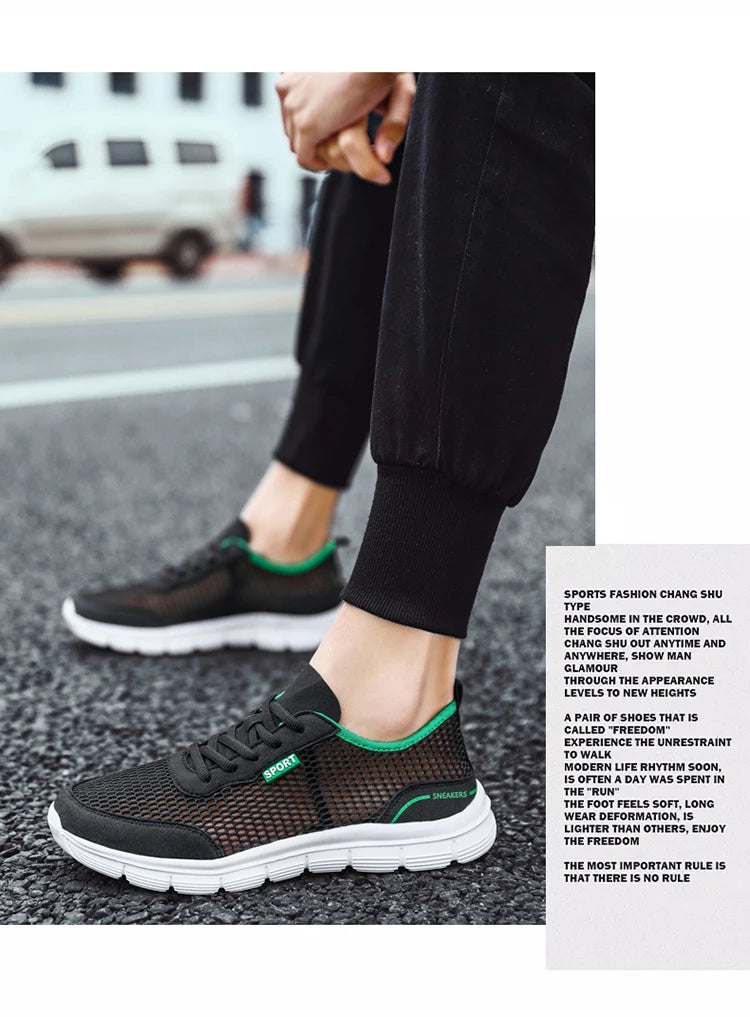 Sapatos aquáticos para homem, respiráveis, para exterior e praia, leves, de secagem rápida, para travessias na água, desporto, campismo e sneakers aquáticos
