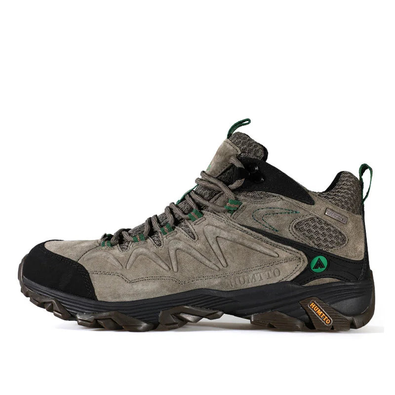 HUMTTO Waterproof Sneakers for Men, Hiking Shoes, Leather Trekking Boots for Women, Camping Hunting Men’s Mountain Tactical Ankle Boots