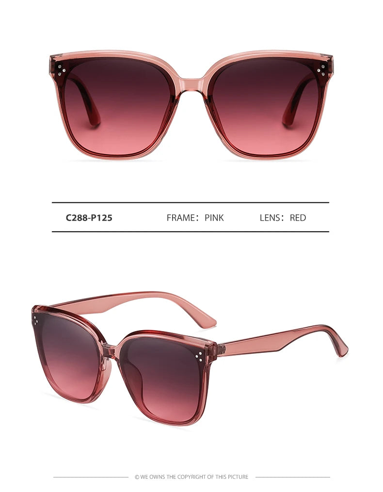 GM Korea Brand Design GENTLE Sluneční brýle pro ženy a muže z acetátu, špičková kvalita, oblíbené sluneční brýle s originálním pouzdrem S6305