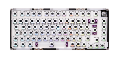 Akko MonsGeek M1 V5 Three-mode Mechanical Keyboard/Barebone Kit VIA 75% 3/5 Pin Customized Hot Swap RGB Rapid Disassemble Gasket
