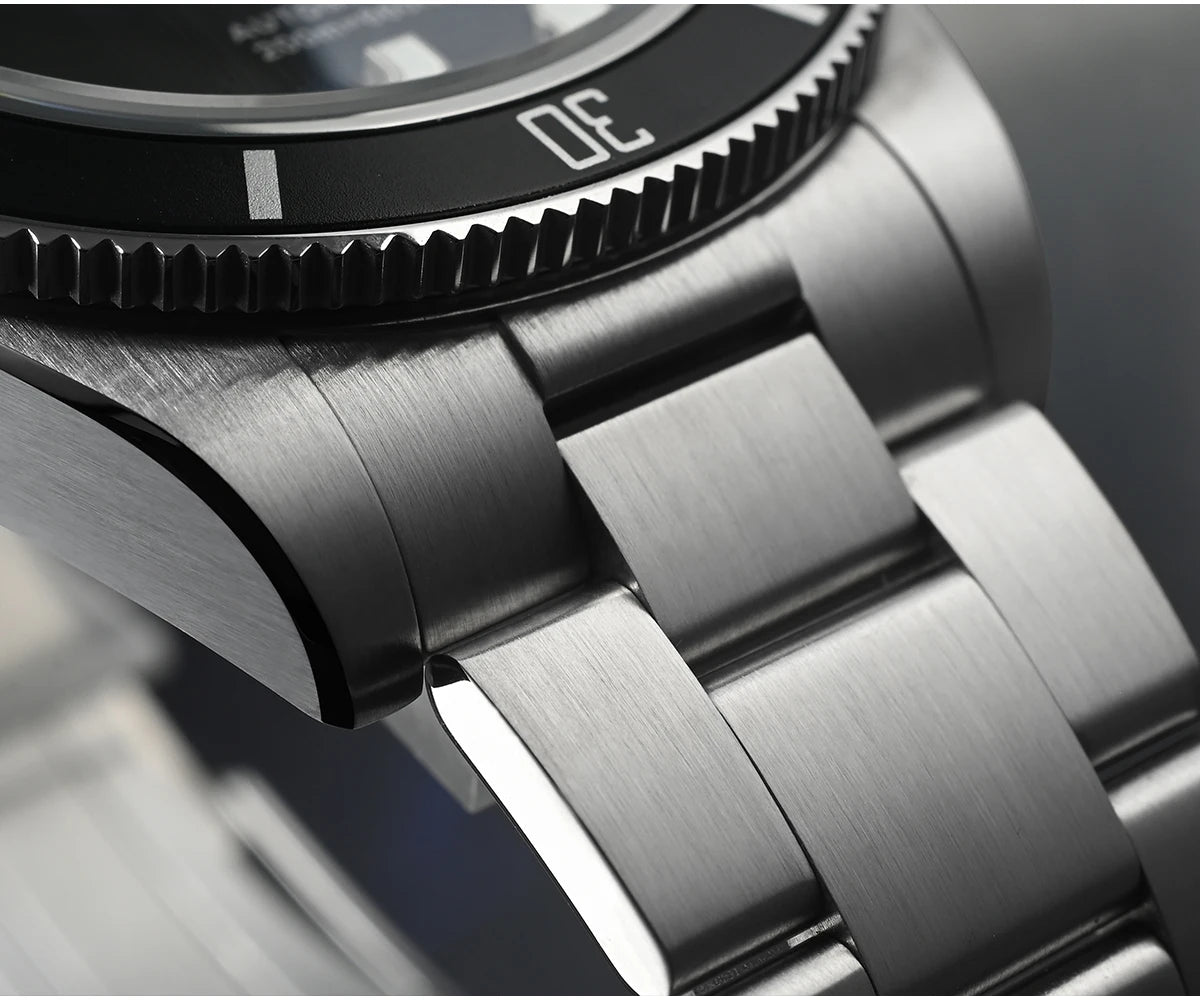 San Martin 40mm Aluminum Bezel NH35 BB58 Automatic Watches For Men Dive Wristwatch 20ATM Sapphire Luminous Reloj SN0008D