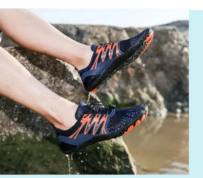 EOCENE pánske a dámske barefoot outdoorové športové aqua topánky, rýchloschnúce tenisky do vody na pláž, plávanie, fitness, brodenie, turistiku a cyklistiku