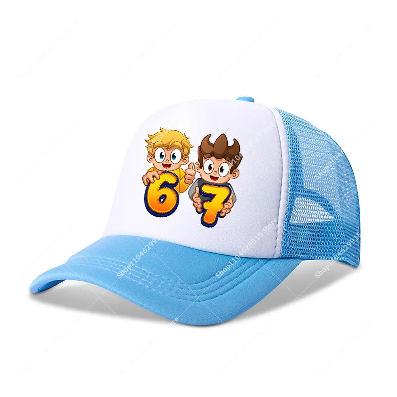 Wojans Team Baseball Cap Cartoon Anime Hot Game Printed Headwear Summer Adjustable Fashion Blue Sport Casual Hats Birthday Gift