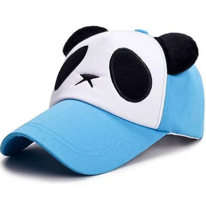 Casquettes de baseball d'été mignonnes avec panda pour hommes et femmes, casquettes hip-hop en coton à fermeture snapback, protection solaire, garçons et filles, casquettes d'extérieur, dropshipping