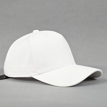Wholesale Solid Color No LOGO Letters Cotton Hat Black White Hat Baseball Cap Fashion High Quality Men Visor Lady Leisure SunHat