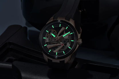 Pánske hodinky PAGANI DESIGN – Luxusný mechanický model s automatickým náťahom, priehľadný ciferník, zafírové sklo s antireflexnou úpravou, vodotesné, luminiscenčné ručičky – Tip na darček pre muža