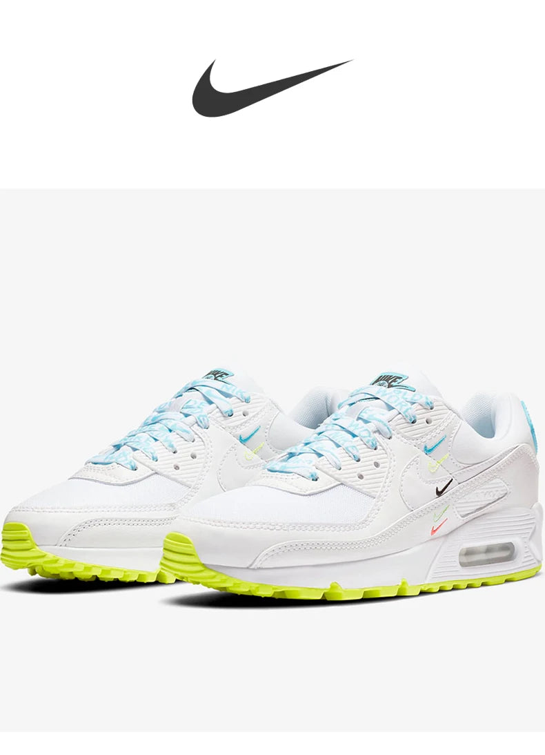 Nike genuine men's and women's AIR MAX 90 QS casual sports low-top running shoes CK7069-100