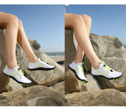 Water Shoes for Men and Women Barefoot Shoes Quick Dry Beach Aqua Shoes Lightweight Sports Sneakers for Hiking, Surfing, Boating, Fishing