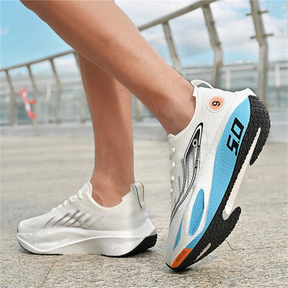 Nuove scarpe sportive da uomo e donna, sneaker da running, piastra in carbonio, da gara maschile per maratona, ammortizzanti, scarpe da allenamento per atletica