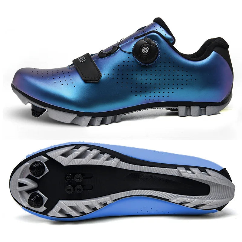 whytesole Men Cycling Sneaker Mtb Flat Shoes Cleat Self-Locking Mountain Bike Shoes Women Road Bicycle Cycling Shoe Dirt