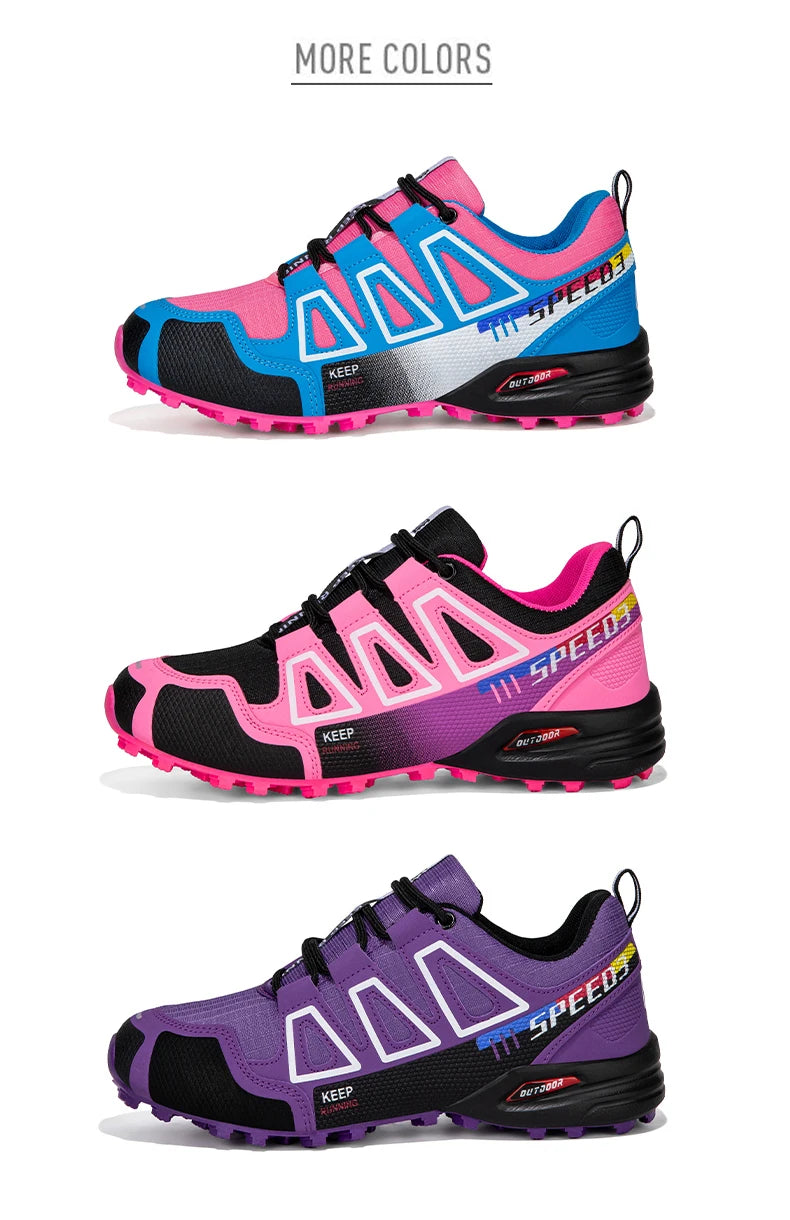 Women’s Waterproof Hiking Shoes Outdoor Sports Shoes Women’s Walking Travel Sports Shoes Bicycle Sports Shoes Running Sports Shoes