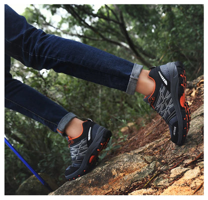Marken-Wanderschuhe für Herren, atmungsaktive Mesh-Reiseschuhe, wasserdichte Outdoor-Schuhe für Jagd und Angeln, Berg-, Offroad-, Reit- und Sportschuhe
