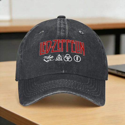 Baseball Cap 2026 Led Zeppelin Summer Y2k Retro Trucker Hat Women Men Custom DIY Hiking Fishing High Quality Snapback Cap