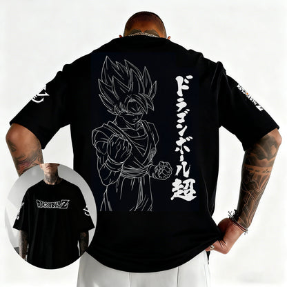 Dragon Ball Japanese Anime Printed Men's T-Shirt Majin Buu Boys Children Harajuku Short Sleeve Kids Goku T-shirt Summer Clothing