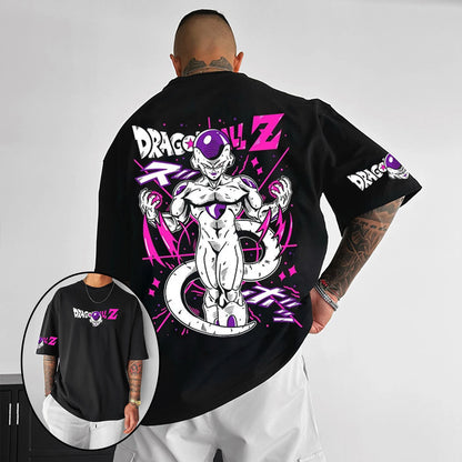 Dragon Ball Z Print Short Sleeve Cotton T-Shirt Son Goku Vegeta Men Women Clothes Harajuku Y2k Tee Vintage Summer Streetwear
