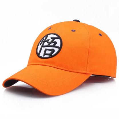 Casquette de baseball Dragon Ball Son Goku avec broderie de haute qualité, modèle unisexe, protection solaire estivale, couronne ronde et large bord en forme de bec de canard