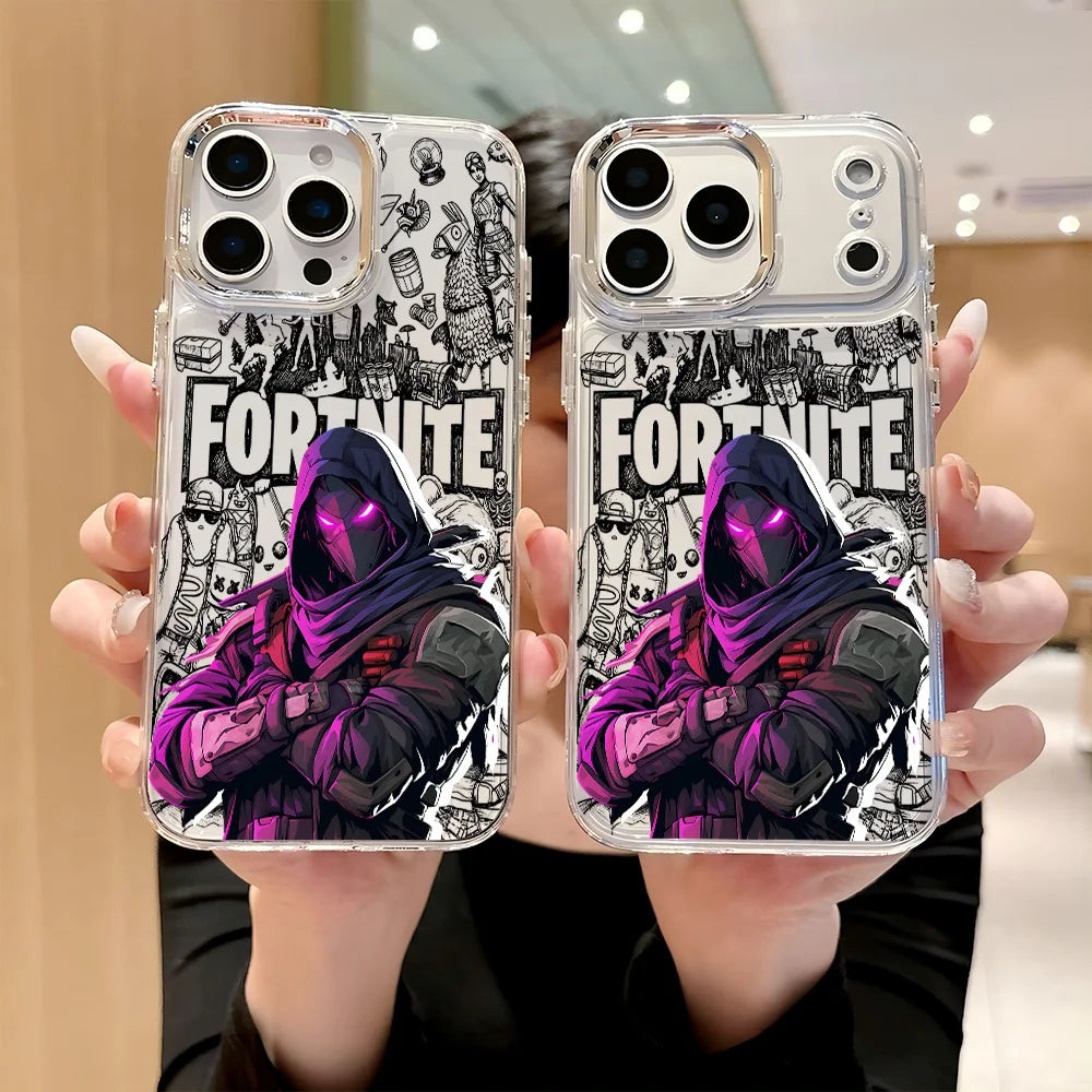 Capa de telemóvel Cartoon Battle Royales Fortnites para Xiaomi Mi 15 14T 14 12T 11T 11 Lite Poco M7 X7 X6 F5 F6 X5 X4 GT Pro 4G 5G