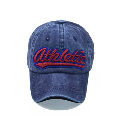 CNTANG Casquette de baseball pour homme, mode estivale, coton, lettres brodées, style hip-hop, snapback, décontractée, pour le plein air, casquettes de sport pour homme, réglable