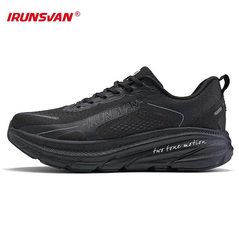 IRUNSVAN  New Carbon Plate Marathon Running Shoes Lightweight Shock-Absorbing And Suitable For Men's Sports Shoes