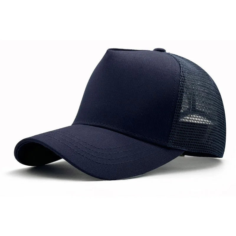 Baseball Hats for Big Head Plus Size Men Women Mesh Outdoors Sport Caps Dad Oversize Trucker Cap 56-60cm 60-65cm
