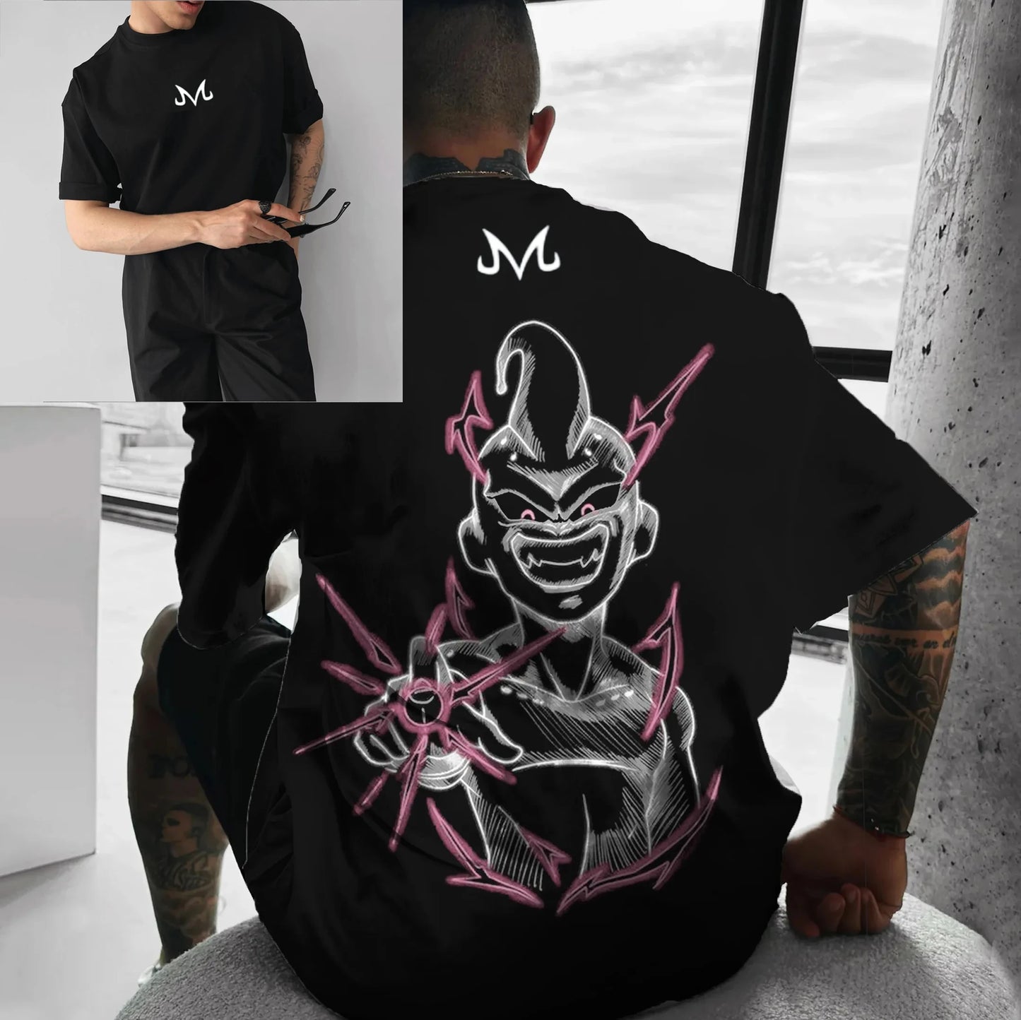 Dragon Ball Z Print Short Sleeve Cotton T-Shirt Son Goku Vegeta Men Women Clothes Harajuku Y2k Tee Vintage Summer Streetwear