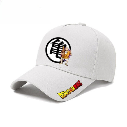 Czapka z daszkiem Dragon Ball Master Roshi Son Goku – kreatywny nadruk z literami z anime o wysokiej wartości, unisex, codzienna, uniwersalna czapka baseballowa