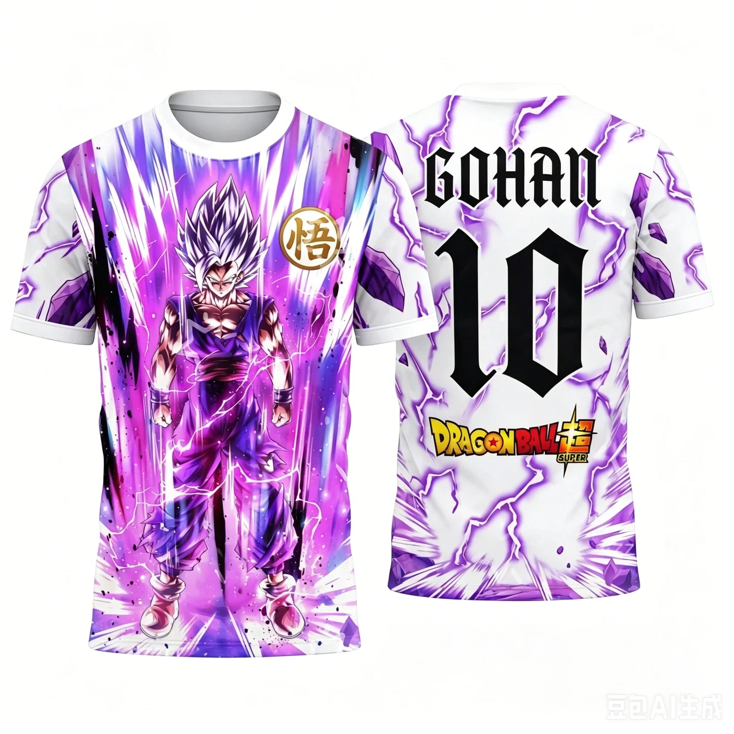 New Dragon Ball Super Saiyan Goku graphic football jersey Summer Sports Dry Quickly Men's T-Shirt Kid's Clothing Tee Y2k Woman
