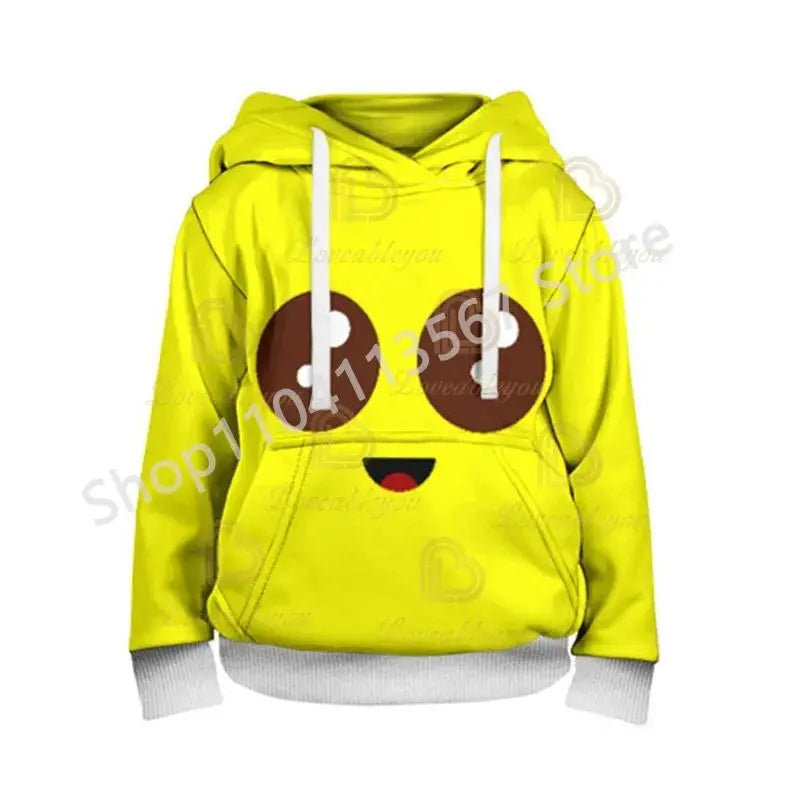 Llama Battle Royale F-Fortnited Kapuzenpullover mit 3D-Print für Herren, Damen und Kinder, Sweatshirt für Jungen, Mädchen und Kids, Streetwear-Pullover, grüne Oberteile