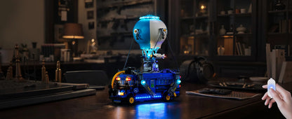 LED-Beleuchtungsset ohne Modell, geeignet für LEGO Fortnite Battle Bus 77073 Bausteine