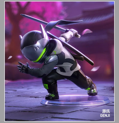 POP MART Overwatch Play of the Game Series Original-Blind-Box Überraschungs-Mystery-Box Niedliche Anime-Actionfiguren Ornamente Figuren