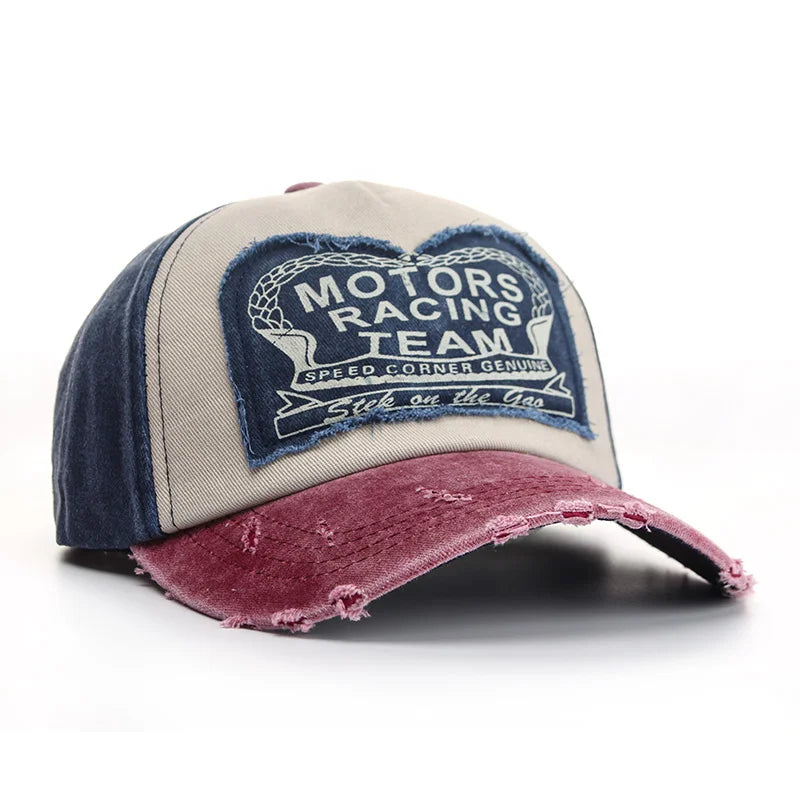 Casquette de baseball en coton printemps-été pour homme, style délavé et vieilli, chapeaux pour homme et femme, casquette de soleil pour l'extérieur, casquettes hip-hop, style décontracté, multicolore