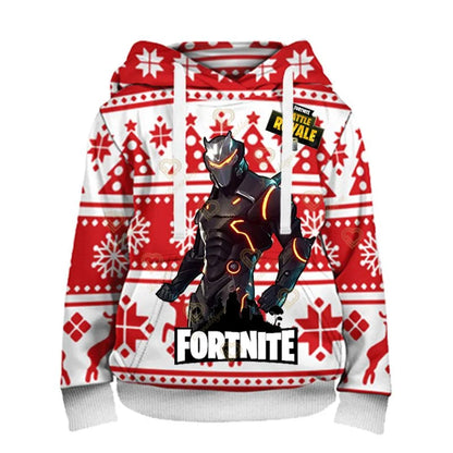 Fortnite Sweatshirt Kids Victory Royale 3D Printed Hoodies Men Women Children Game Hooded Streetwear Pullover for Birthday Gifts