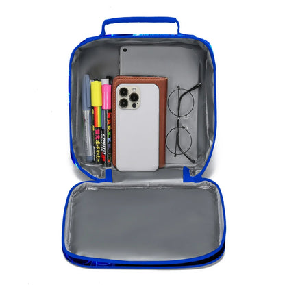 2025 New Arrival Sonic School Bag Lunch Bag Pencil Case Boys Girls Daily Use Book Cartoon Book Bags For Kids Christmas Gift
