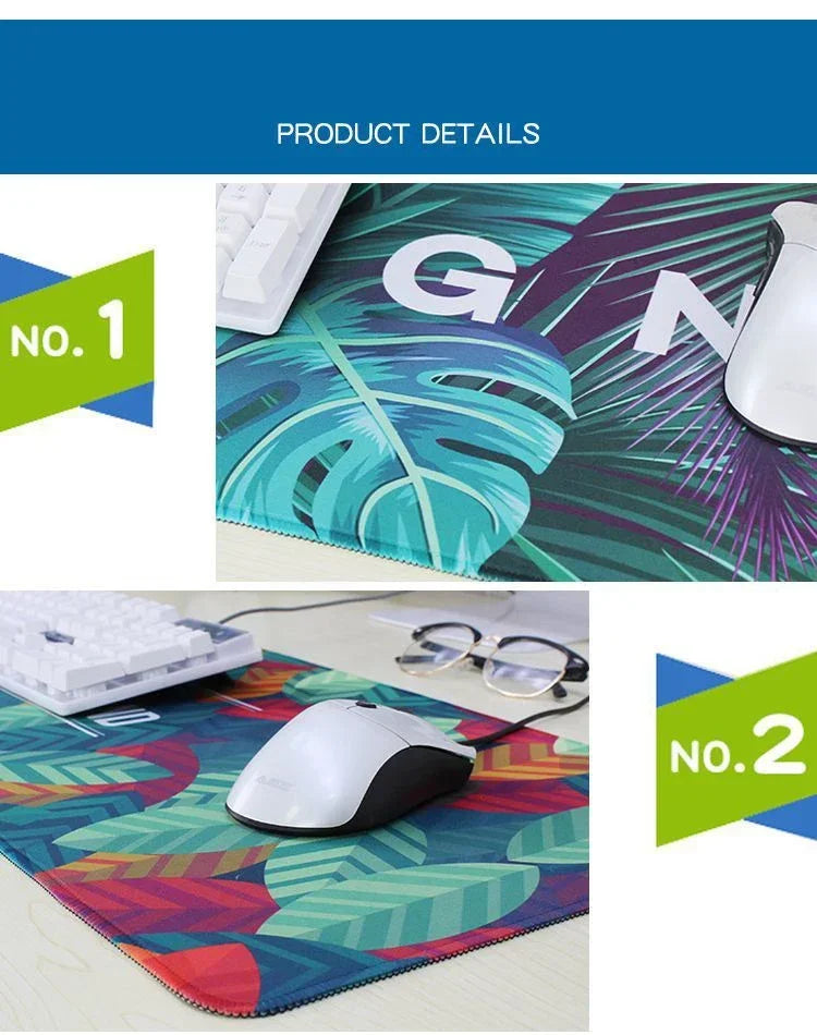 HD Printing Kawaii Sonics The Hedgehogs Mouse pad XXL Large Locking Edge Non-slip Speed Keyboard Mats Computer Gamers