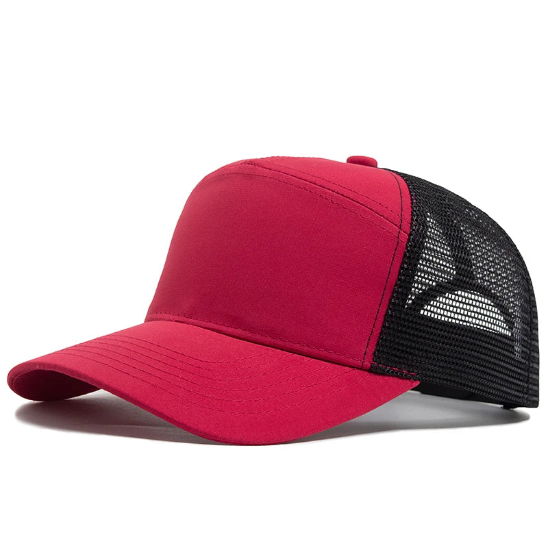 Vasaros 7-panelė beisbolo kepurė, mados hip-hopo tinklinės kepurės vyrams, „Trucker“ kepurė su snapback užsegimu, moterims, unisex, naujas madingas prekės ženklas